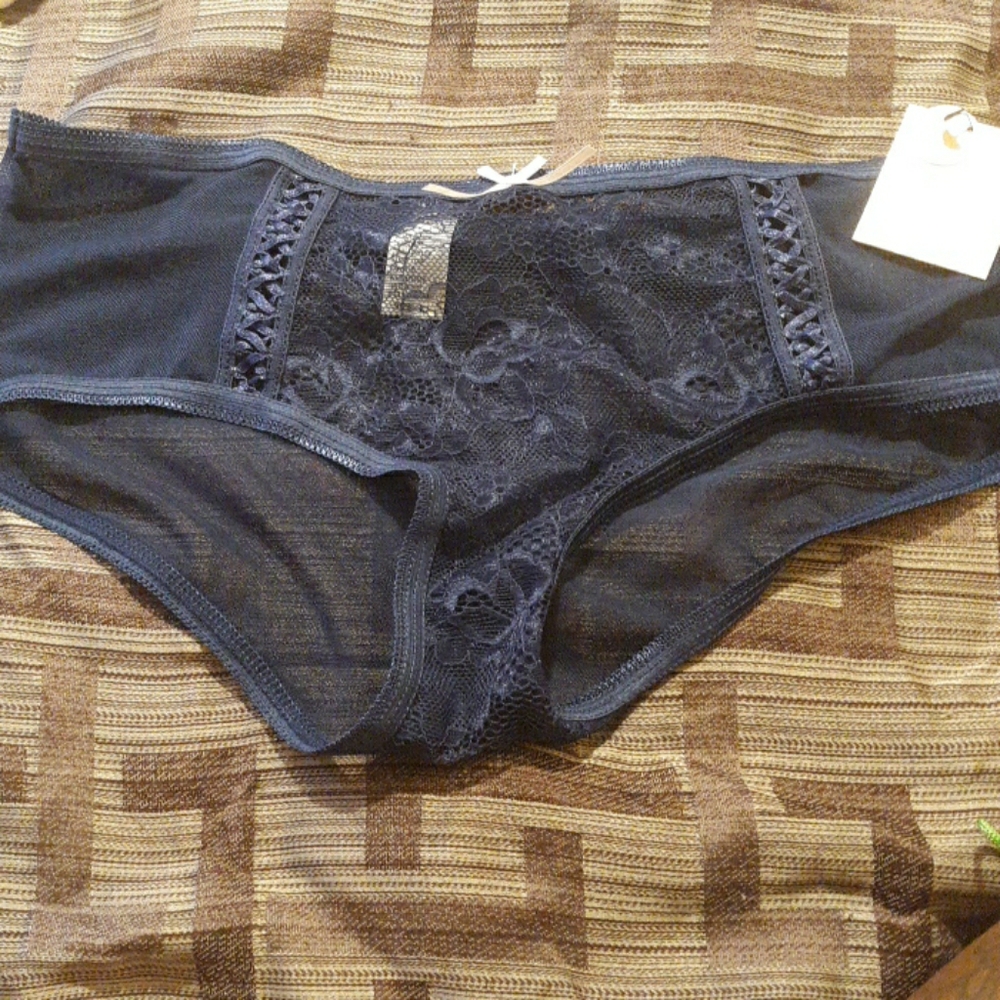 Cute Sexy Navy Blue Lingerie Panties
